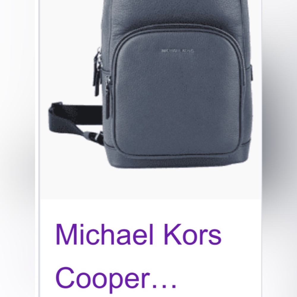 Michael Kors cooper sling backpack